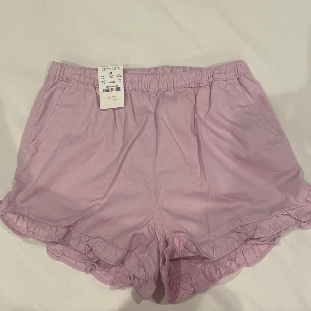 J. Crew Frosty Lavender Woven Shorts